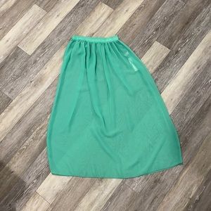 NWT Full Length Chiffon Skirt